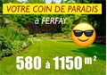 Terrain à la vente